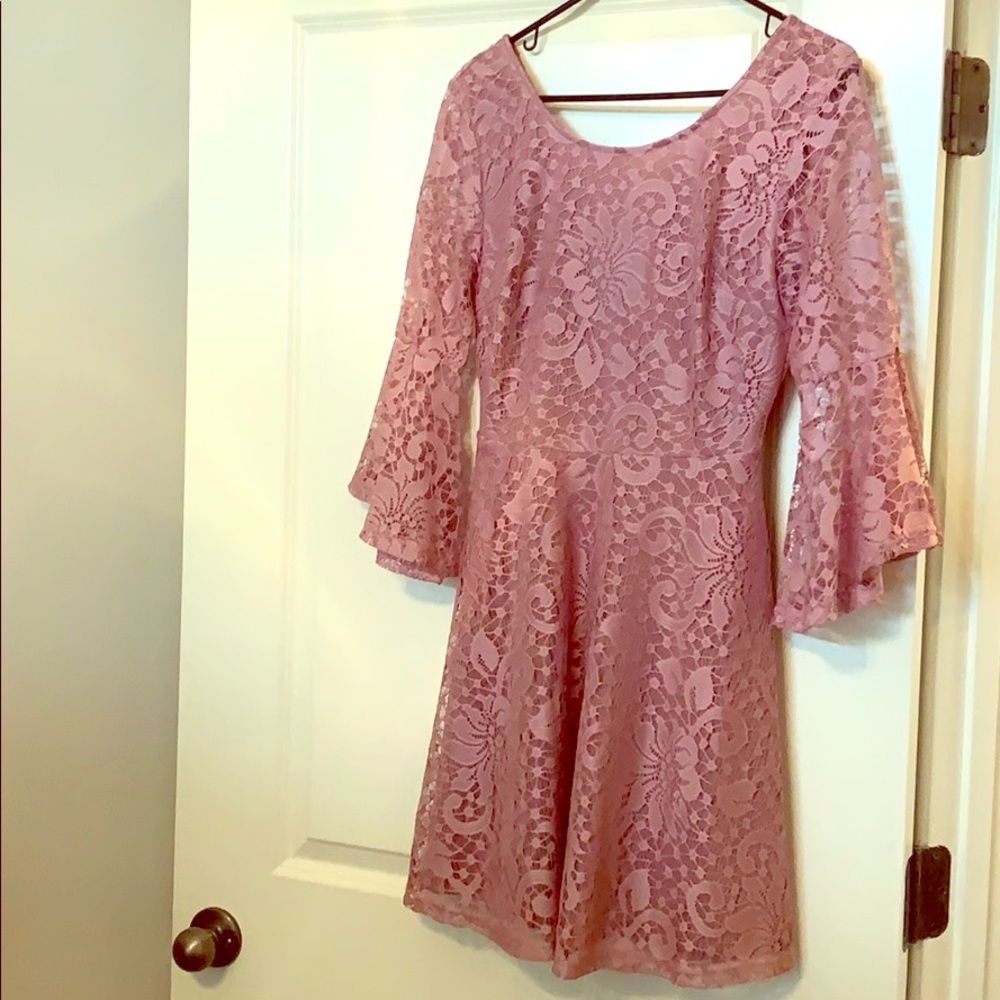 She & Sky mauve dress